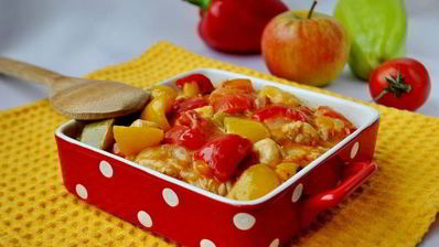 паприкаш с курицей