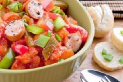 Паприкаш с сосисками