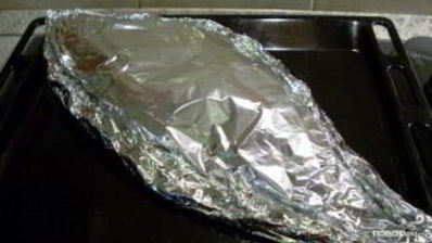 сазан, запеченный в духовке