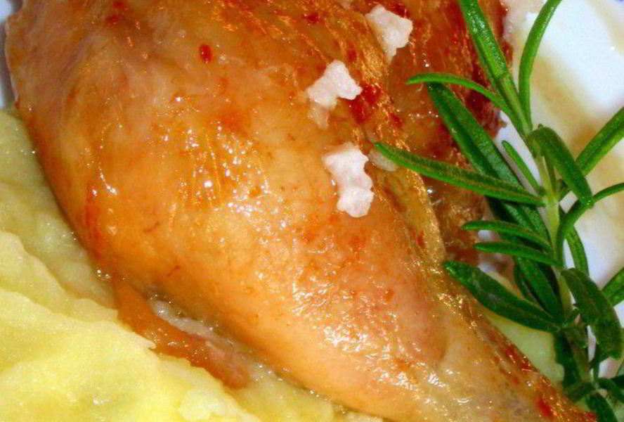 Шкмерули — курица в молочно-чесночном соусе