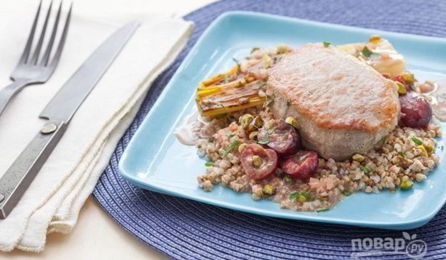 Рецепт свинины, тушенной с вишней