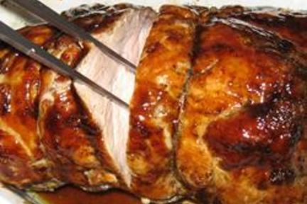 Свинина в духовке c подливой