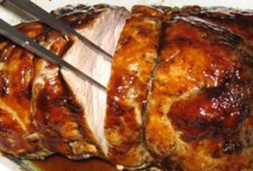 Свинина в духовке c подливой