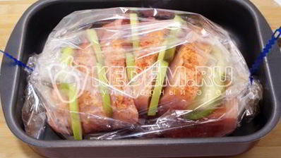 свинина запеченная с яблоками