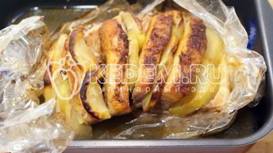 свинина запеченная с яблоками