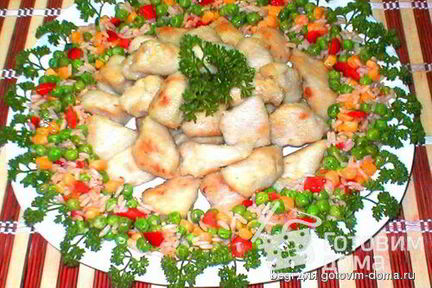 Свиной карбонад из куриного филе