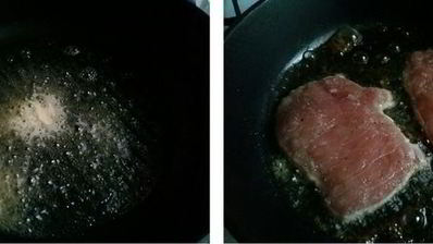 свиные отбивные в горчично-грибном соусе