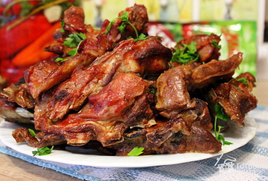 Телячьи ребрышки, запеченные в кетчупе