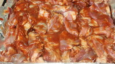 телячьи ребрышки, запеченные в кетчупе