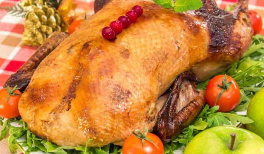 Рецепт утки, фаршированной яблоками