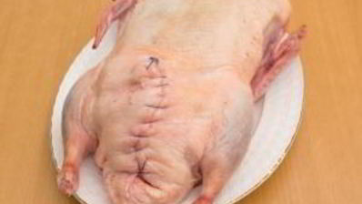 утка, фаршированная яблоками