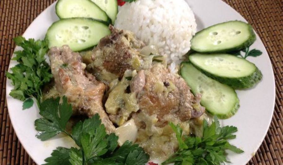 Рецепт утки тушеной в сметане