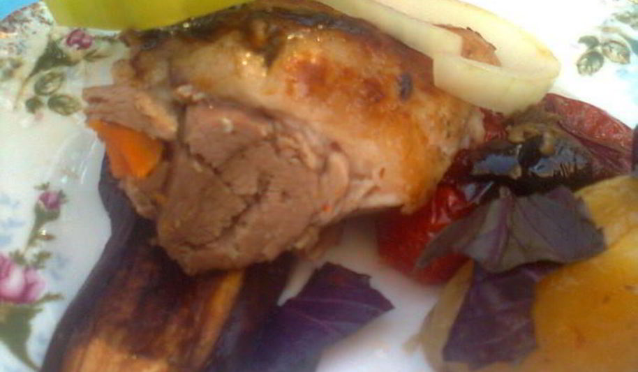 Рецепт запеченной бараньей ноги