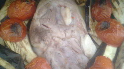 запеченная баранья нога