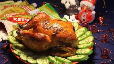запеченная курица новогодняя традиция