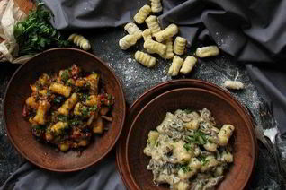 Ньокки с двумя соусами