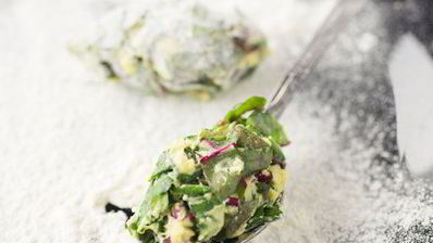 ньокки с мангольдом