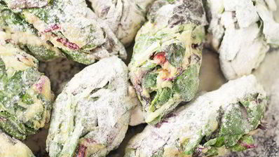 ньокки с мангольдом