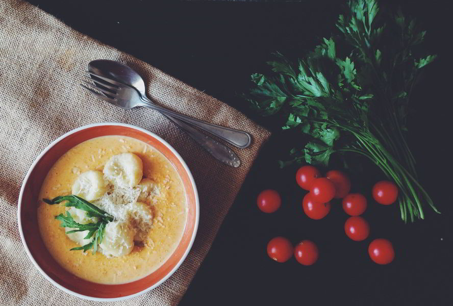 Ньокки в тыквенно-сливочном соусе