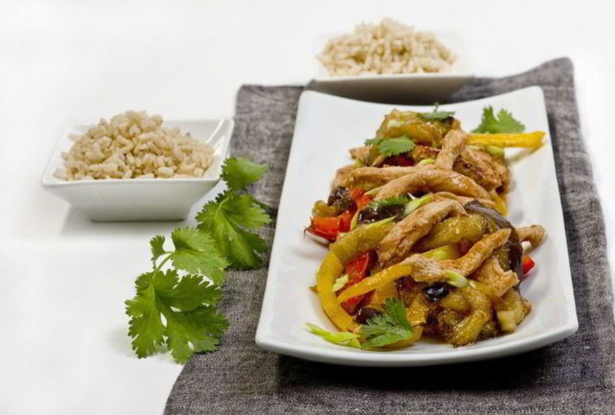 Баклажаны с курицей по-пекински