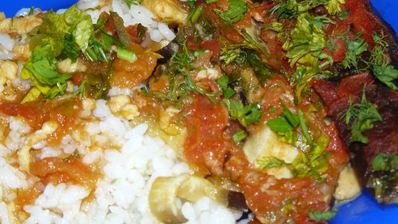 баклажаны с помидорами и сыром