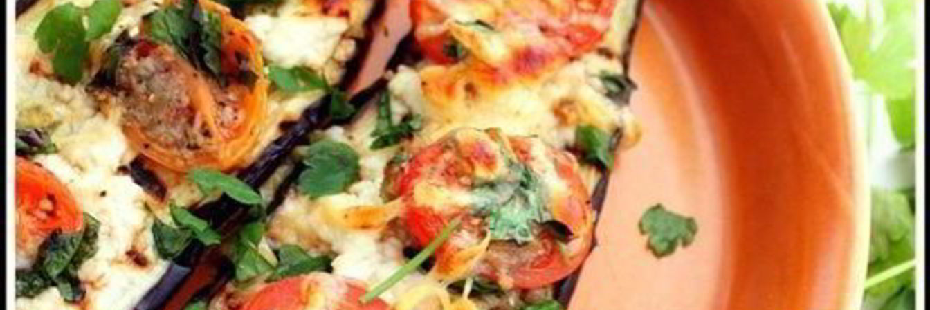 Баклажаны, запеченные с творогом