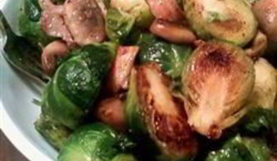 Рецепт брюссельской капусты с шампиньонами