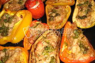 Фаршированные овощи, запеченные в духовке