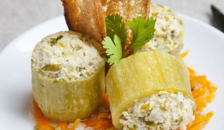 Рецепт кабачков с куриным фаршем в духовке