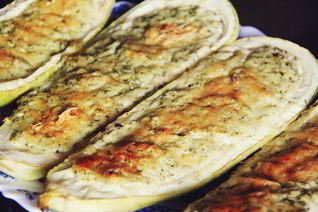 Кабачки творожные