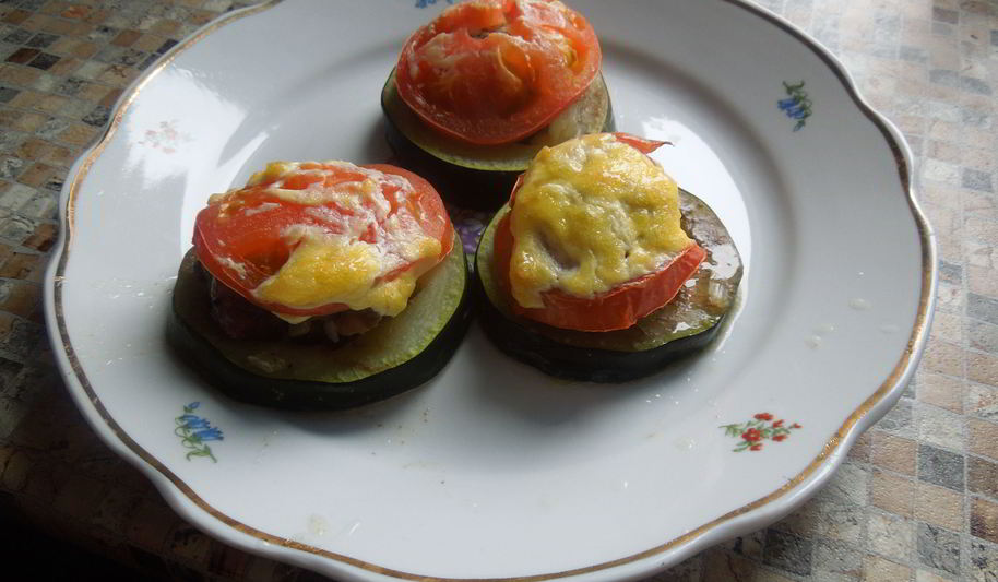 Рецепт кабачков запеченных с фаршем