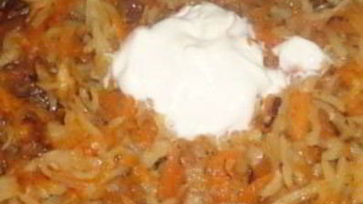 капуста белокочанная тушеная