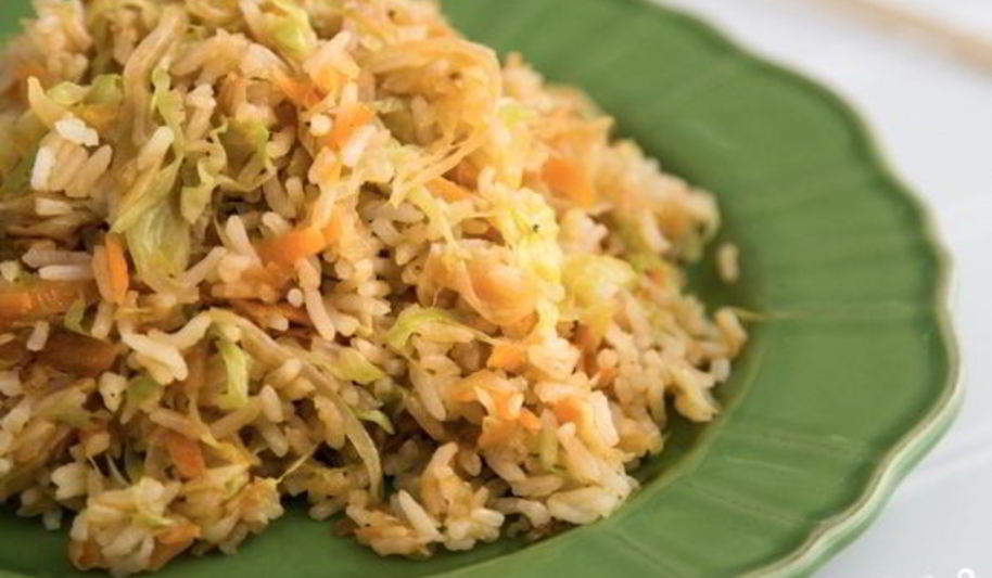 Рецепт капусты с рисом