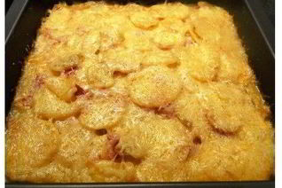 Картофель, запеченный с сыром