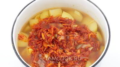 картошка тушеная с баклажанами