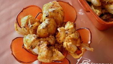 луковый цветок запеченный