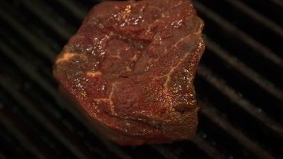 миньон из говядины с гратеном из цветной капусты