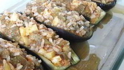 сочные фаршированные баклажаны