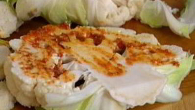 цветная капуста на гриле