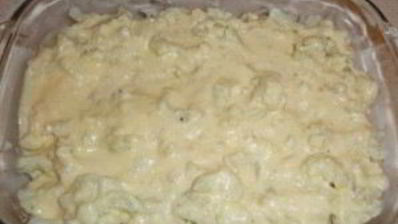 цветная капуста под соусом бешамель