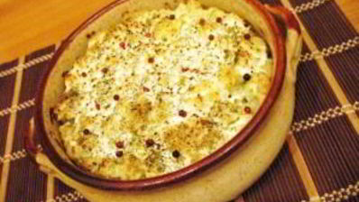 цветная капуста с курицей, запеченная в духовке