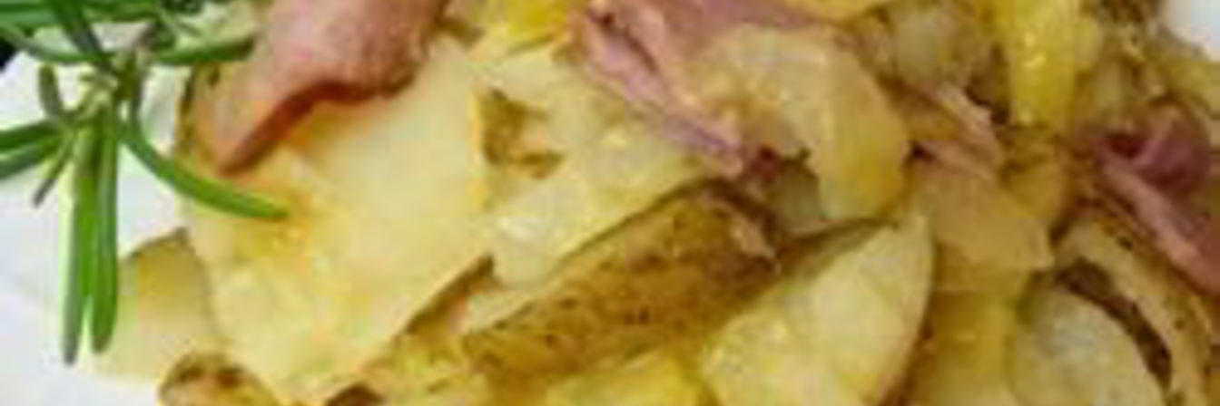 Тушеная капуста с картошкой и ветчиной