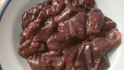 тушеная капуста с печенью