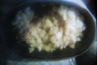 Тушеный карофель с куриными копчиками