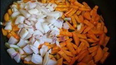 тушеные кабачки с капустой