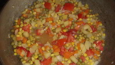 тушеные овощи