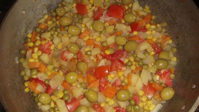 тушеные овощи