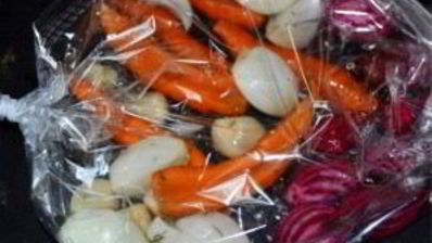 запеченные овощи кусочками