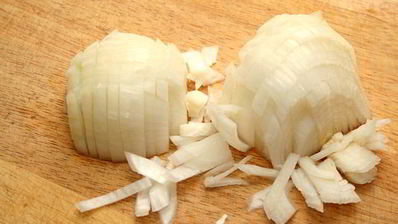 запеченый перец с куриными сердечками