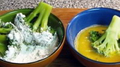 жареная брокколи